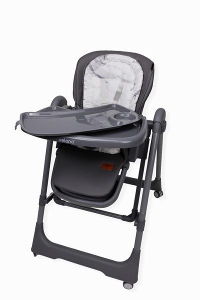 Стілець-гойдалка для годування дитини 2 в 1 VELANO Nomi, black sf58274 фото