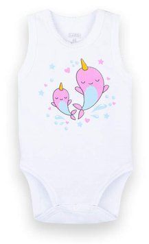 Боді-майка дитяча для дівчинки "Моя принцеса" Gabbi BD-21-5-3 літо р. 92 білий 26616 фото