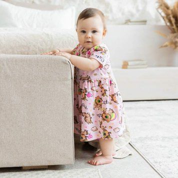 Сукня дитяча для дівчинки Gabbi PL-22-1 літо р. 98 рожевий набивний 34665 фото