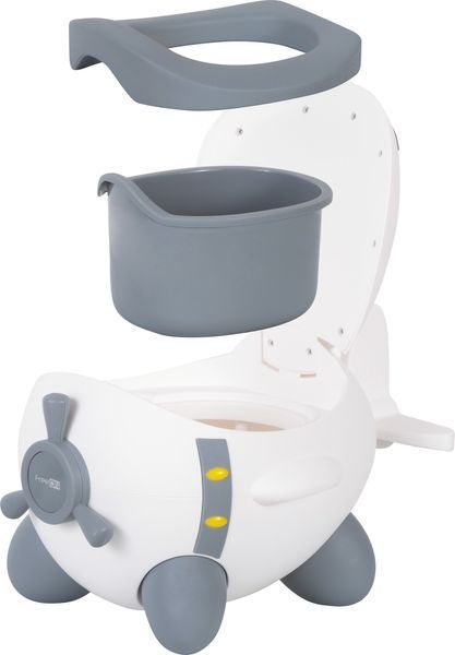 Дитячий горщик FreeON Plane, white - grey 42318 фото