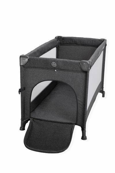 Ліжко-манеж дитяче з другим ярусом VELANO Tino, dark grey 46160 фото