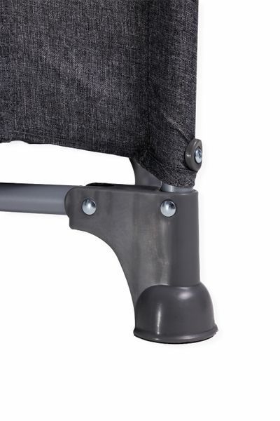 Ліжко-манеж дитяче з другим ярусом VELANO Tino, dark grey 46160 фото