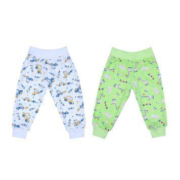 Брюки детские для мальчика Gabbi BR-25-11/1 (1 шт) лето р. 68 салатовый-жирафы 69803 фото