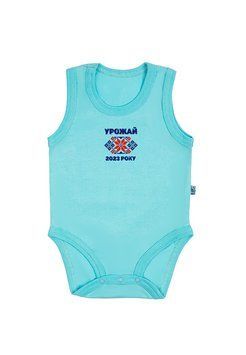 Боді-майка дитяча для хлопчика GabbiBD-23- 6 літо р. 62 бірюзовий 57440 фото