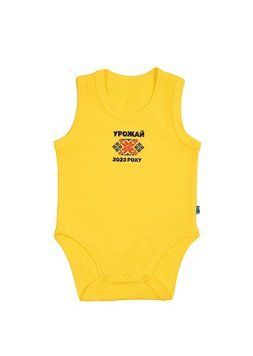 Боді-майка дитяча для хлопчика GabbiBD-23- 6 літо р. 62 жовтий 57441 фото