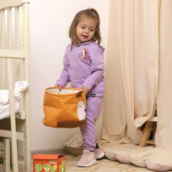 Костюм дитячий для дівчинки Gabbi KS-24-9 двонитка демісезонний нар. 80 бузковий 64008 фото