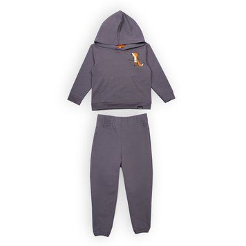 Костюм дитячий для дівчинки Gabbi KS-24-9 двонитка демісезонний нар. 80 сірий 64010 фото