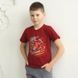 Футболка детская Gabbi FT-25-25 лето р.128 бордовый 70143 фото