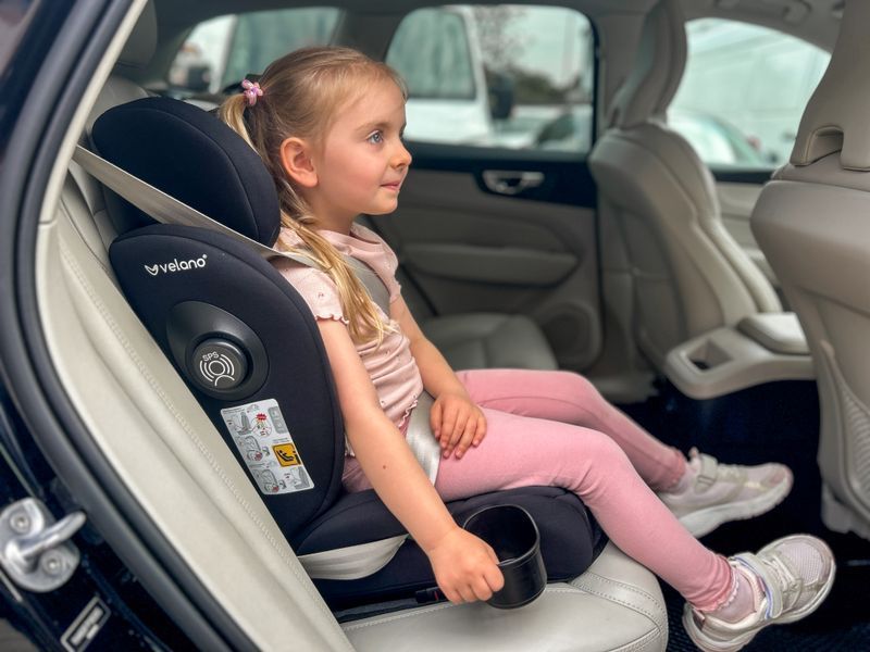 Автокрісло VELANO Forza 2 в 1 i-Size 100&ndash;150 см, ISOFIX, grey sf59725 фото