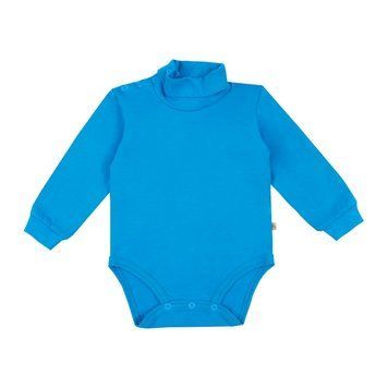 Однотонне дитяче боді-гольф Gabbi BD-25-16 унісекс демісезонне р. 92 бірюзовий 73560 фото