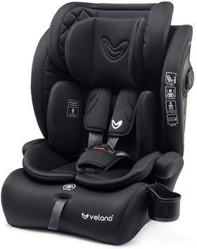 Автокрісло VELANO Flexo i-Size 76&ndash;150 см, ISOFIX + Top Tether/ремінь, black sf59726 фото