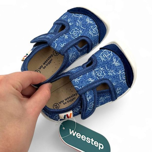 Детские текстильные тапочки (бирфуты) для девочки Weestep 25-32р MV-1911s фото