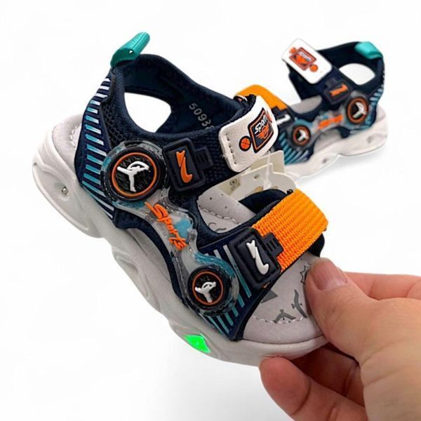 Детские сандалии для мальчика Tom.m LED 21-26р MV-2046s фото