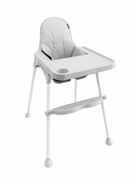 Стул для кормления ребенка 2 в 1 VELANO Basic, light grey sf60202 фото