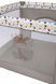 Манеж для дитини FreeON Square Giraffe, grey 80883 фото 3