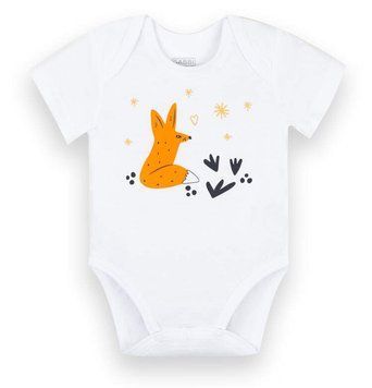 Боді дитяче для дівчинки "Вибражуля" Gabbi ВD-21-3-2/1 літо (1 шт) р. 68 білий 26859 фото