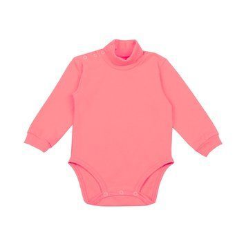Однотонне дитяче боді-гольф Gabbi BD-25-16 унісекс демісезонне р. 92 рожевий 72905 фото