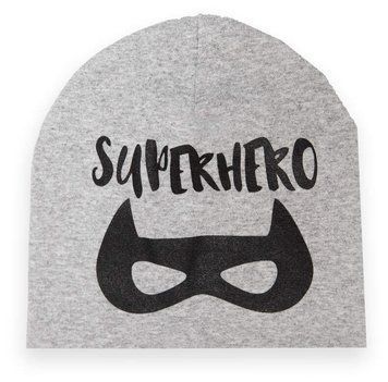 Шапка детская для мальчика "SUPPERHERO" Mareks демисезонная р. 50/52 56978 фото