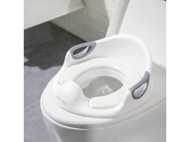 Дитяче сидіння для унітазу FreeON, white - grey 38763 фото