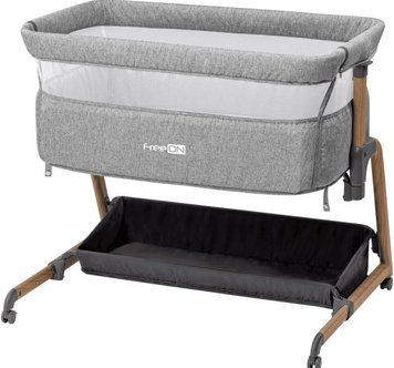Кроватка для ребенка приставная FreeON Bliss, grey sf61073 фото