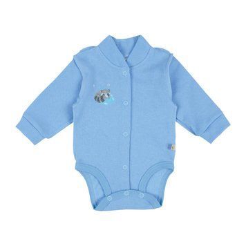 Затишний дитячий боді на начосі Gabbi BD-25-21 унісекс р. 74 блакитний 73119 фото