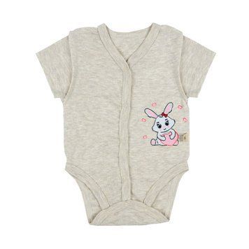 Боді дитяче для дівчинки Gabbi BD-25-5 літо р. 74 бежевий меланж 70488 фото