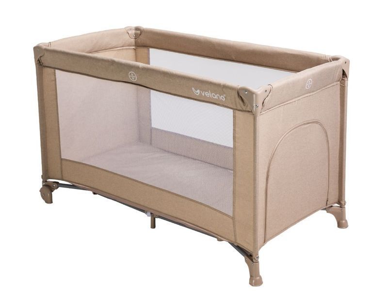 Ліжко-манеж дитяче VELANO Flexi, beige 46157 фото