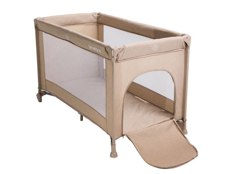 Ліжко-манеж дитяче VELANO Flexi, beige 46157 фото