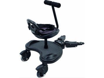 Підніжка з сидінням для коляски FreeON, black 38138 фото