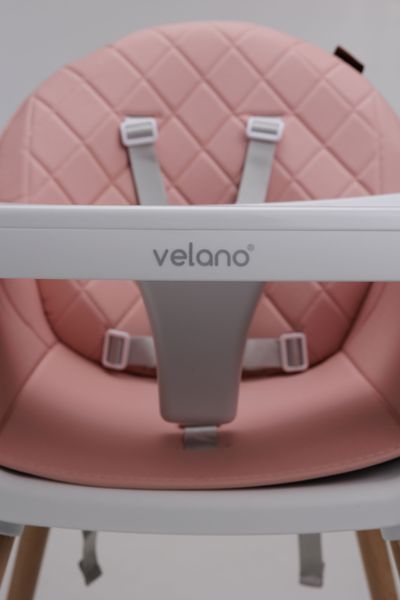 Стул для кормления ребенка 2 в 1 VELANO Evo, pink sf58278 фото