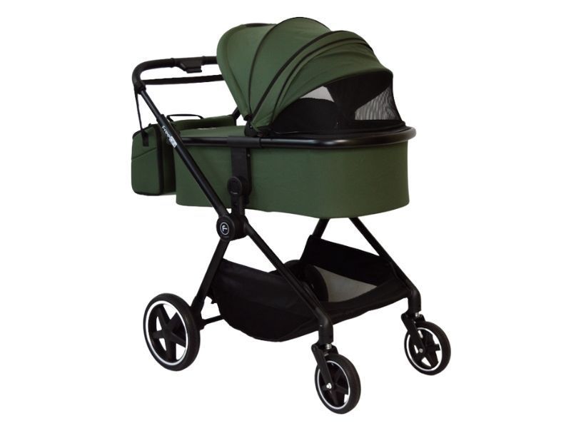 Коляска для ребенка универсальная 3 в 1 FreeON Zack, olive sf52099 фото